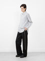 The Stripe Typewriter Shirt from TOGA PULLA comes in White
model side 