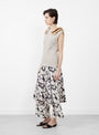 Double Face Jersey Sleeveless Top Beige from TOGA PULLA at Couverture & The Garbstore
model side 