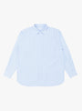 Regular Collar Wind Shirt Sax from nanamica at Couverture & The Garbstore
front 