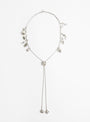 Metal Motif Loop Tie Silver from TOGA PULLA at Couverture & The Garbstore front 