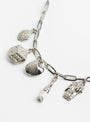 Metal Motif Loop Tie Silver from TOGA PULLA at Couverture & The Garbstore charm