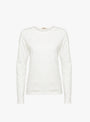 The Harry Long Sleeve T Shirt from Elliot Organics comes in White at Couverture & The Garbstore
front 