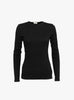 The Agnes Long Sleeve Ribbed T Shirt from Elliot Organics at Couverture & The Garbstore
front 