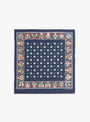 Thunderbird Fastcolour Selvedge Bandana Navy from Kapital at Couverture & The Garbstore
front 