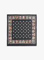 Thunderbird Fastcolour Selvedge Bandana Black from Kapital at Couverture & The Garbstore
front