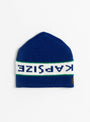 7G Ika Drop Stitch Knit Hat Blue from Kapital at Couverture & The Garbstore
front