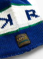 7G Ika Drop Stitch Knit Hat Blue from Kapital at Couverture & The Garbstore
detail 