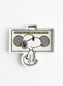 Peanuts Snoopy Boombox Trinket Dish White at Couverture & The Garbstore
front 