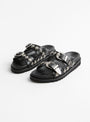 Classic Leather Buckle Sandals Black from TOGA PULLA at Couverture & The Garbstore
front 