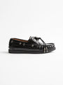 Leather Boat Shoe Black from TOGA PULLA at Couverture & The Garbstore
side