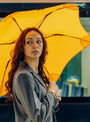 The Metro Umbrella from BLUNT comes in Citrus Yellow at Couverture & The Garbstore
model 