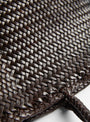 The Grace Small Basket Bag comes in Dark Brown from Dragon Diffusion at Couverture & The Garbstore
weave 