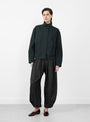 The Imelda Jacket from Soeur comes in Petrol at Couverture & The Garbstore
model front