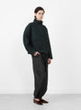 The Imelda Jacket from Soeur comes in Petrol at Couverture & The Garbstore
model side