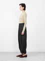 Vernon Silk Trousers Black from Soeur at Couverture & The Garbstore
model side 