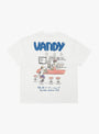 Magazine Eye Logo Tee Off-White Cream from VANDYTHEPINK at Couverture & The Garbstore back