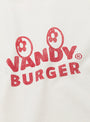 Burger Menu Eye Logo Tee Washed White from VANDYTHEPINK at Couverture & The Garbstore detail