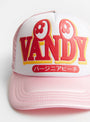 Eye Logo Trucker Hat Pinkn from VANDYTHEPINK at Couverture & The Garbstore detail
