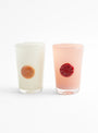 Monogram Glass - set of 2 from Helle Mardahl at Couverture & The Garbstore
front 