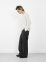 Classic Trousers Grey Check from mfpen at Couverture & The Garbstore
model side