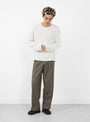 Classic Trousers Light Taupe Wool from mfpen at Couverture & The Garbstore
model front 