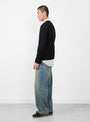 The Companion Jumper from mfpen comes in Black Rib at Couverture & The Garbstore
side 