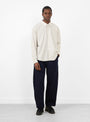 The Exact Shirt comes in Pale Office Stripe from mfpen at Couverture & The Garbstore
model front