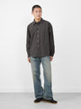 The Executive Shirt from mfpen comes in Mushroom Micro Check at Couverture & The Garbstore
model 