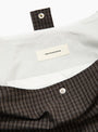 The Eyelet Shoulder Bag comes in Dark Linen Check from mfpen at Couverture & The Garbstore
strap