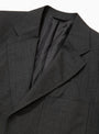 The Patch Pocket Blazer comes in Grey Wool from mfpen at Couverture & The Garbstore
collar 