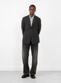 The Patch Pocket Blazer comes in Grey Wool from mfpen at Couverture & The Garbstore
model front