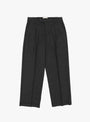 Patch Trousers Grey Wool from mfpen at Couverture & The Garbstore
front 