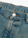 The Straight Cut Jeans from mfpen come in Vintage Blue at Couverture & The Garbstore
button 