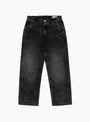 The Straight Cut Jeans come in Stonewashed Black from mfpen at Couverture & The Garbstore
front 