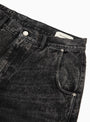 The Straight Cut Jeans come in Stonewashed Black from mfpen at Couverture & The Garbstore
pocket 
