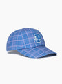 Tartan Print 6 Panel Cap Blue from Pawa Speed Sports at Couverture & The Garbstore
side 