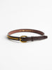 Clincher Belt Havana & Brass from Tory Leather at Couverture & The Garbstore
front 