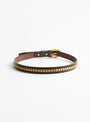 Clincher Belt Havana & Brass from Tory Leather at Couverture & The Garbstore
back