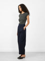Hawk Trouser Midnight Blue from Soeur at Couverture & The Garbstore
side