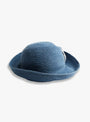 Paper Linen Braid Denim Hat Short comes in Blue Wash from Mature Ha t Couverture & The Garbstore
side 