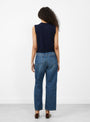 Sleeveless Inner Top Inkwell from Himalayan Cashmere at Couverture & The Garbstore
model back 