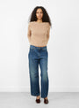 The Diamond Crew Jumper from Himalayan Cashmere at Couverture & The Garbstore
model front 