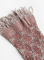 The Pattern Socks from Maria La Rosa come in Bordeaux at Couverture & The Garbstore
fringe