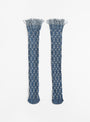 The Pattern Socks from Maria La Rosa come in Navy at Couverture & The Garbstore
front 