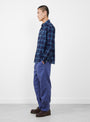 California Pegtop Pants Blue from Post O'Alls at Couverture & The Garbstore
model side