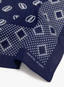 Bean Bandana Navy from Post O'Alls at Couverture & The Garbstore detail
