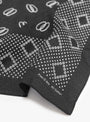 Bean Bandana Charcoal from Post O'Alls at Couverture & The Garbstore  detail
