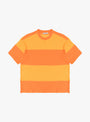 Triple T-Shirt Orange and Yellow from YMC at Couverture & The Garbstore
front 