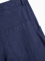 Twisted Seam Trouser Navy from YMC at Couverture & The Garbstore back 
