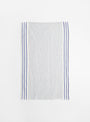 Tea Towel Maya - Blanc/Azur from Charvet Éditions at Couverture & The Garbstore
front